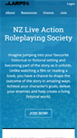 Mobile Screenshot of nzlarps.org